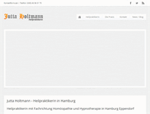 Tablet Screenshot of jutta-holtmann.de